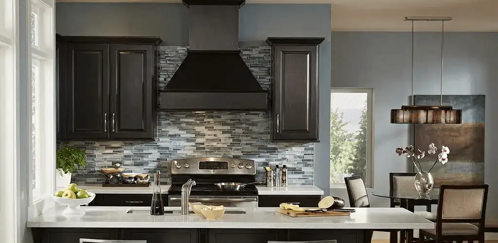 Kitchen cabinet painting and refinishing in a modern kitchen in Ogden, UT